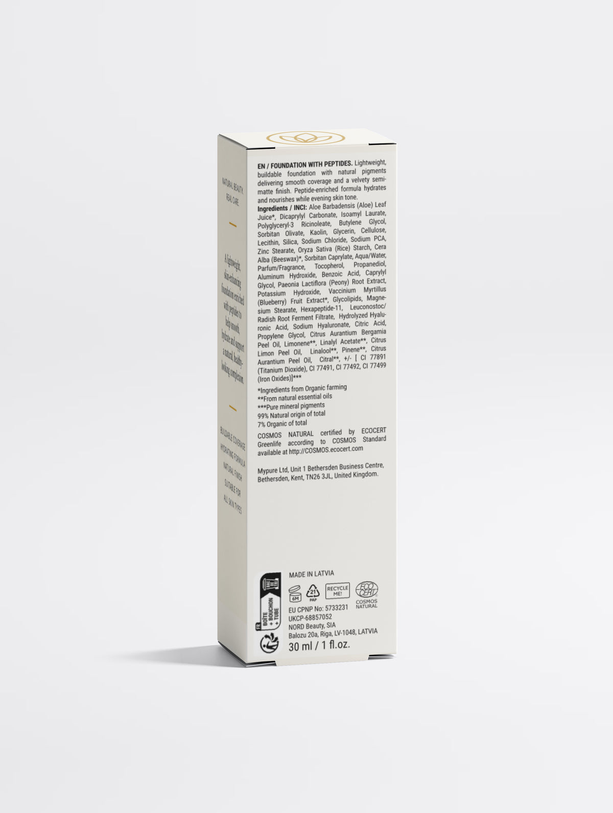 Foundation with Peptides, 50 Deep Cool
